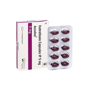 Accufine Capsules 5mg (Isotretinoin)