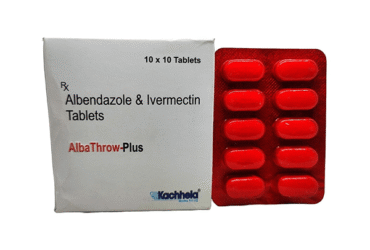 Albendazole & Ivermectin (AlbaThrow Plus-12)