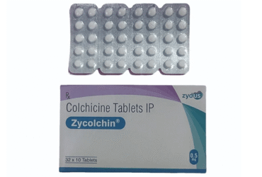 Colchicine (Zycolchin 0.5 mg Tablet)